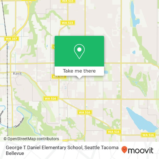 George T Daniel Elementary School map