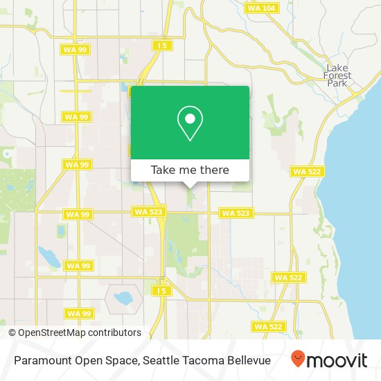 Paramount Open Space map