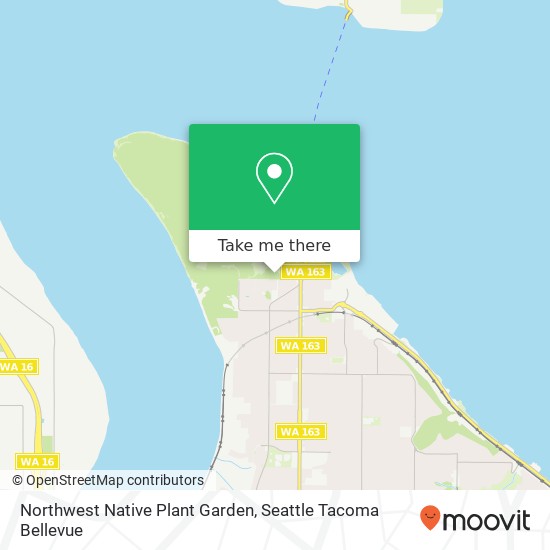 Mapa de Northwest Native Plant Garden