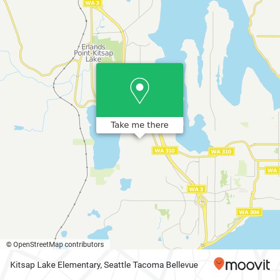 Mapa de Kitsap Lake Elementary