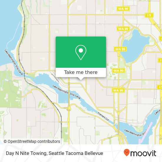 Day N Nite Towing map