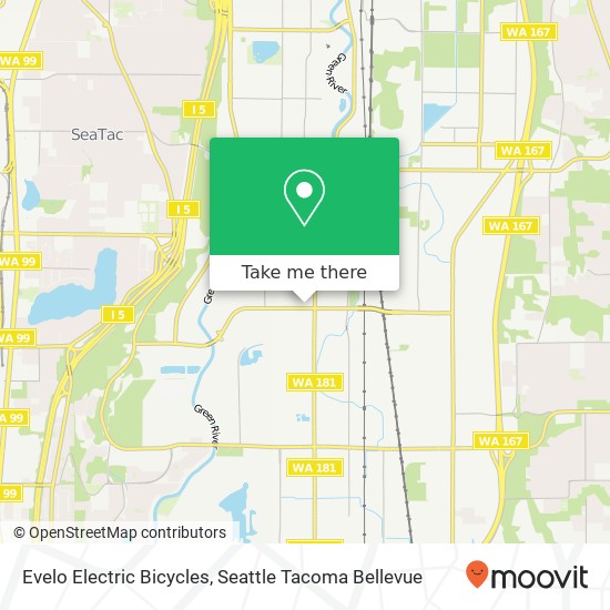 Evelo Electric Bicycles map