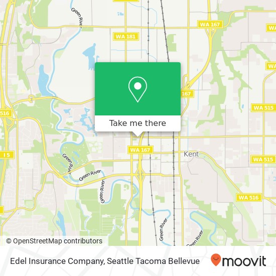 Mapa de Edel Insurance Company