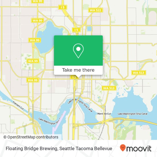 Mapa de Floating Bridge Brewing