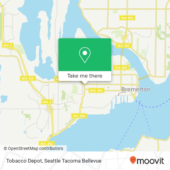 Tobacco Depot map