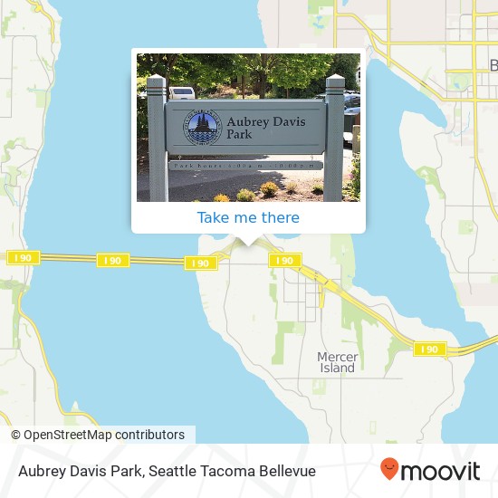 Mapa de Aubrey Davis Park