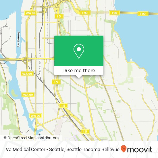 Mapa de Va Medical Center - Seattle