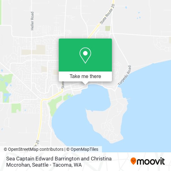 Sea Captain Edward Barrington and Christina Mccrohan map