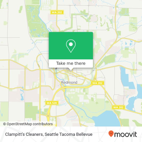 Clampitt's Cleaners map