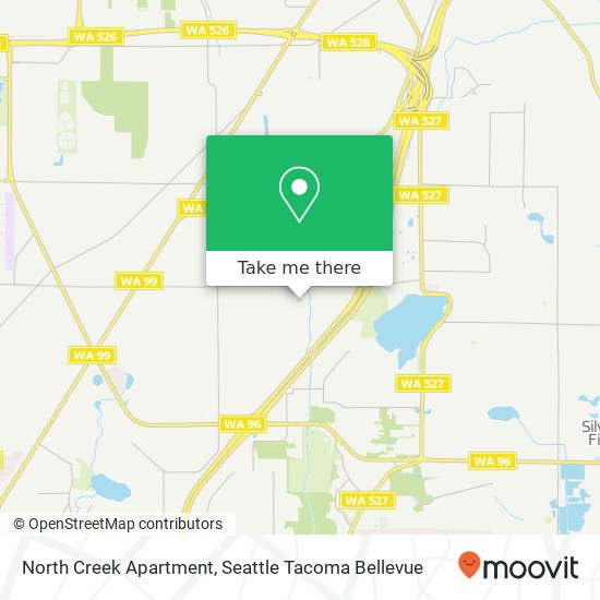 Mapa de North Creek Apartment