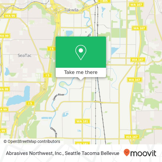 Mapa de Abrasives Northwest, Inc.