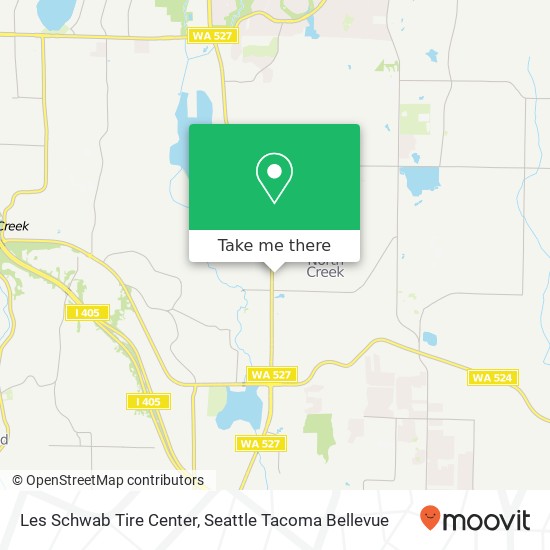 Les Schwab Tire Center map