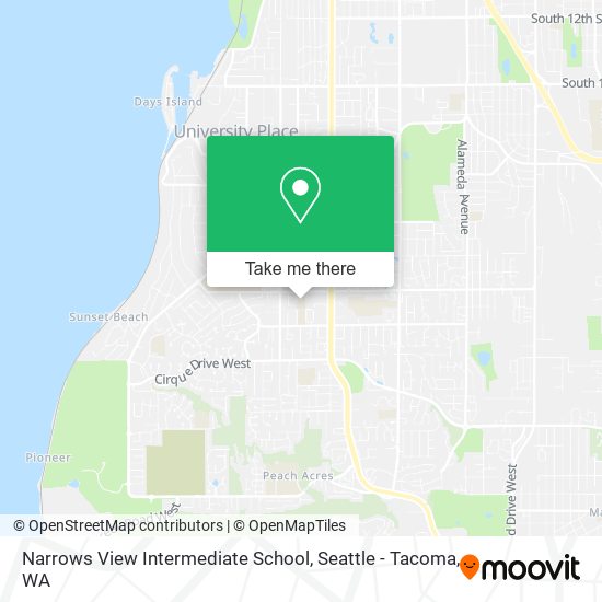 Mapa de Narrows View Intermediate School