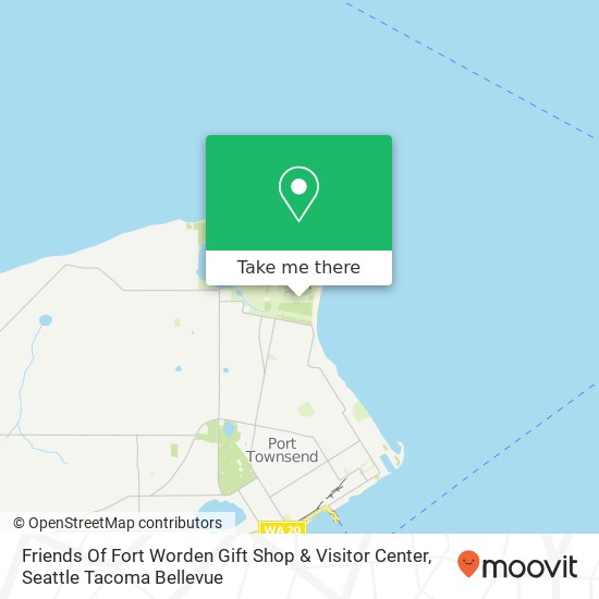 Mapa de Friends Of Fort Worden Gift Shop & Visitor Center