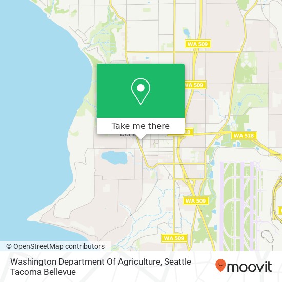 Mapa de Washington Department Of Agriculture