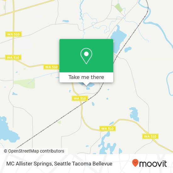 Mapa de MC Allister Springs