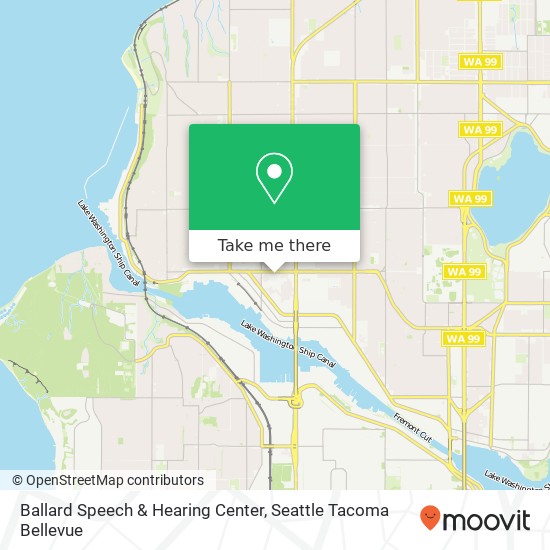 Mapa de Ballard Speech & Hearing Center