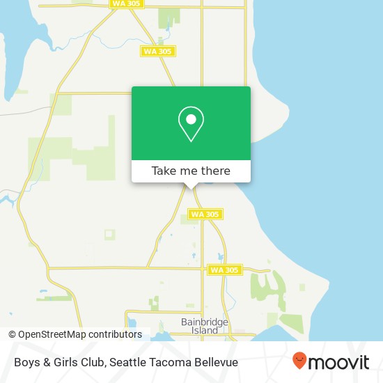 Mapa de Boys & Girls Club