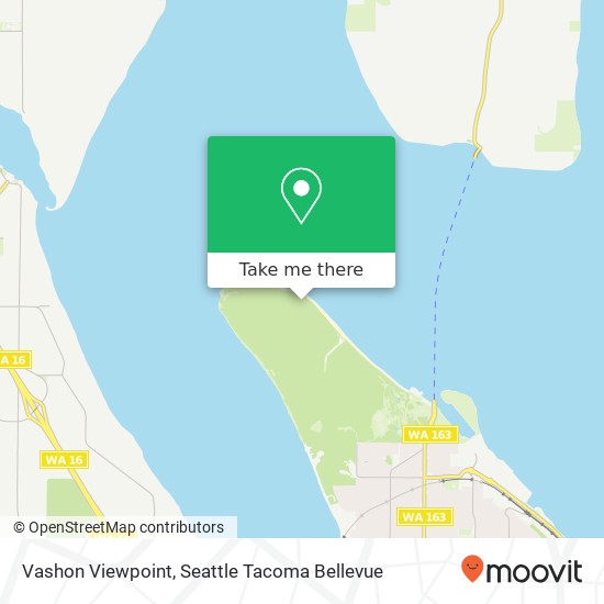 Vashon Viewpoint map