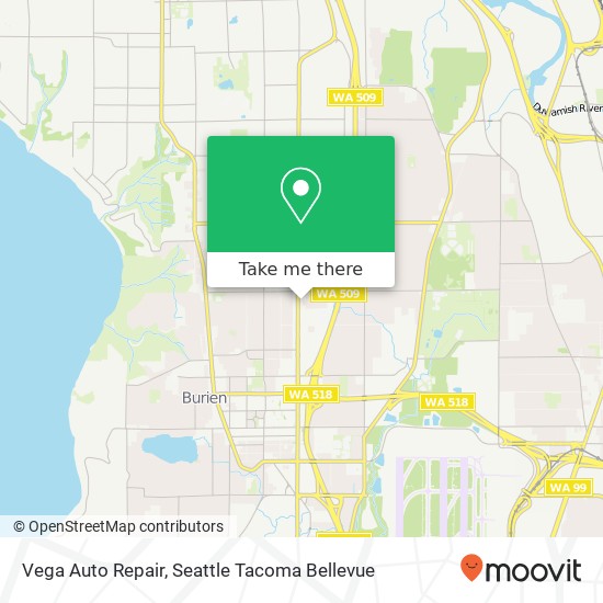 Vega Auto Repair map