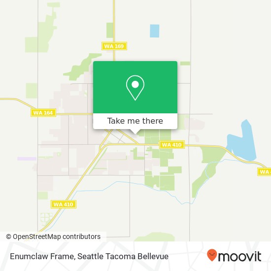 Mapa de Enumclaw Frame