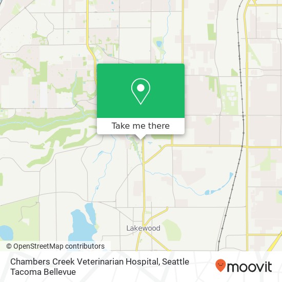 Chambers Creek Veterinarian Hospital map