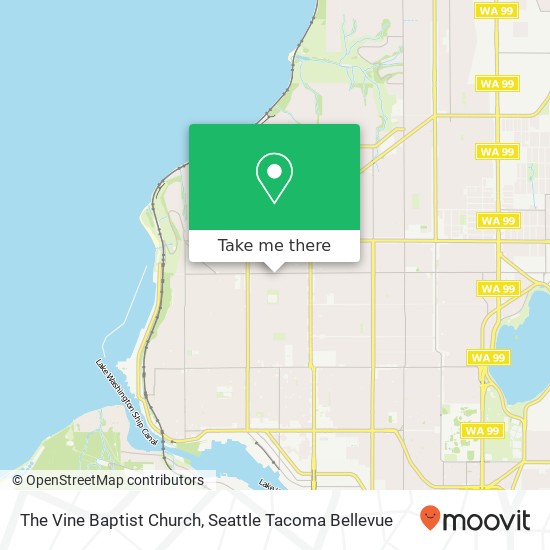 The Vine Baptist Church map