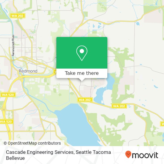 Mapa de Cascade Engineering Services