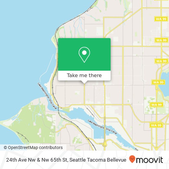 24th Ave Nw & Nw 65th St map