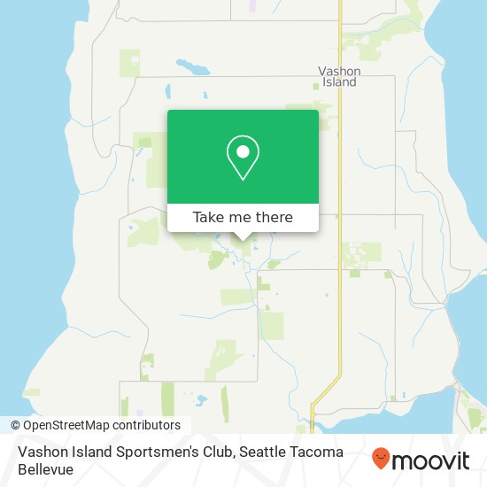 Vashon Island Sportsmen's Club map