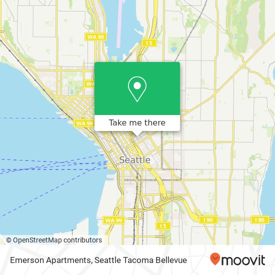 Emerson Apartments map