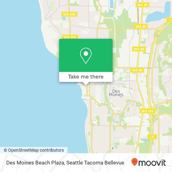Mapa de Des Moines Beach Plaza