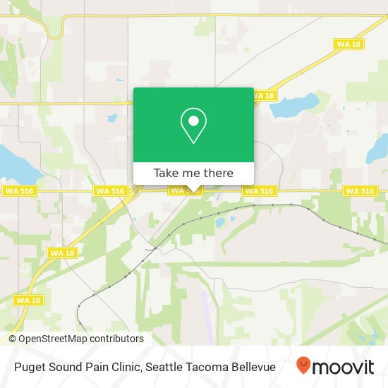 Puget Sound Pain Clinic map