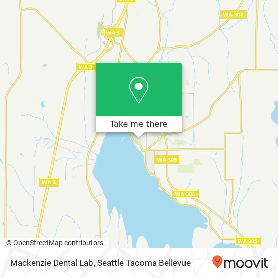 Mackenzie Dental Lab map