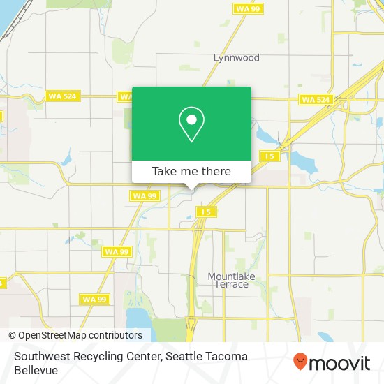 Southwest Recycling Center map