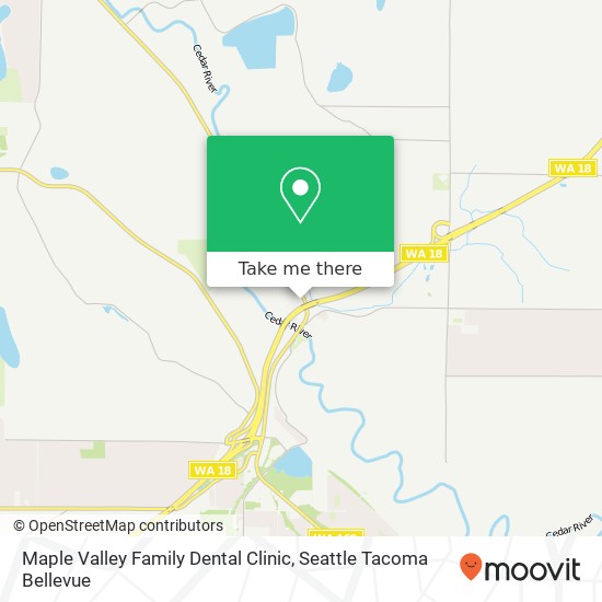 Maple Valley Family Dental Clinic map