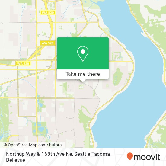 Northup Way & 168th Ave Ne map