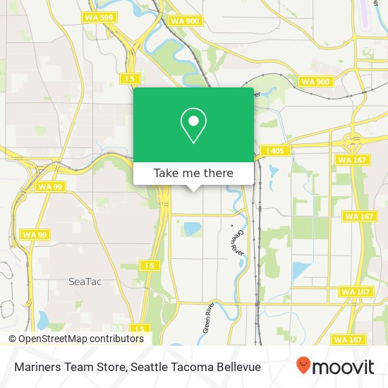 Mapa de Mariners Team Store