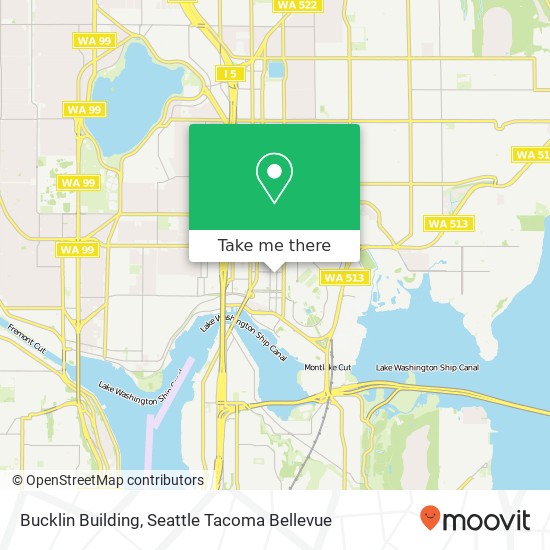 Bucklin Building map