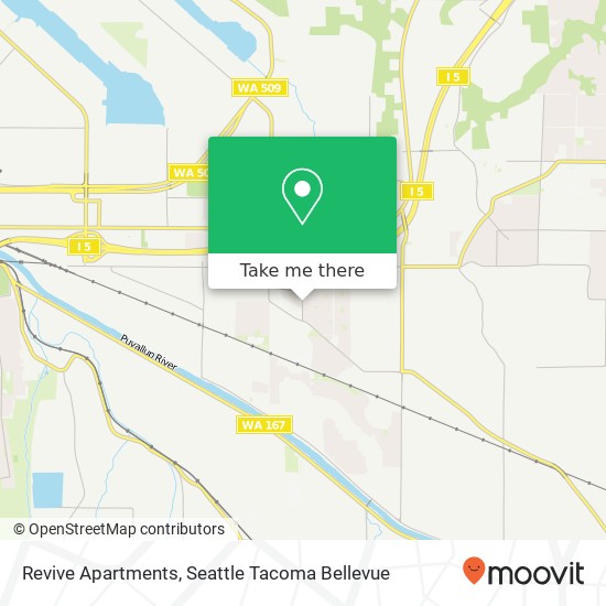 Revive Apartments map