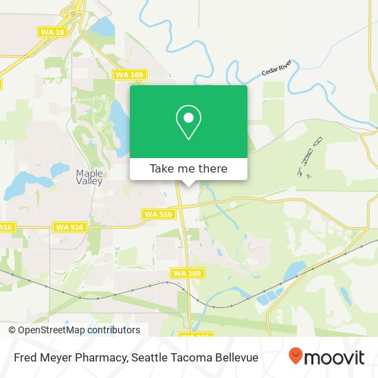 Mapa de Fred Meyer Pharmacy