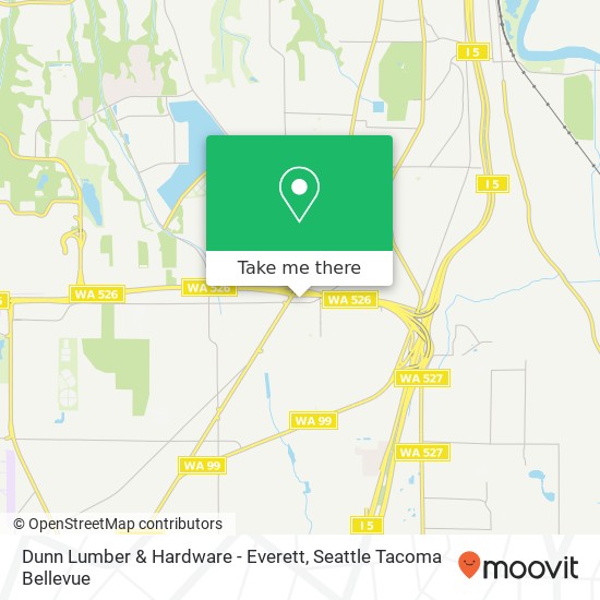 Mapa de Dunn Lumber & Hardware - Everett