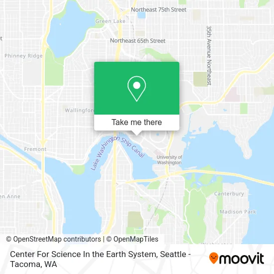 Mapa de Center For Science In the Earth System