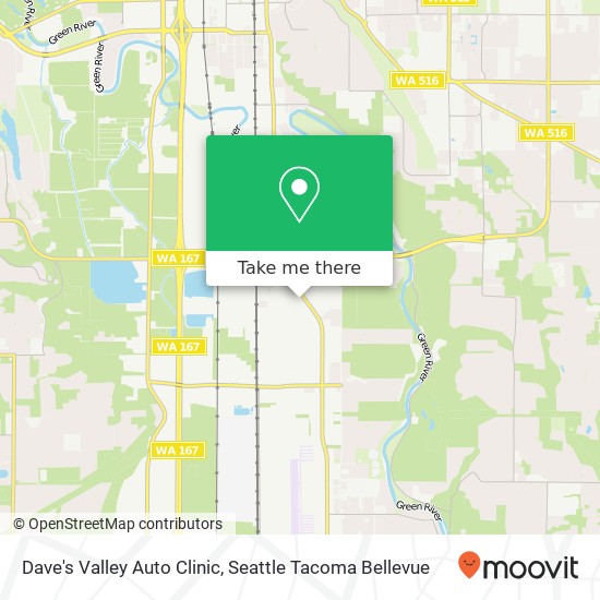 Dave's Valley Auto Clinic map
