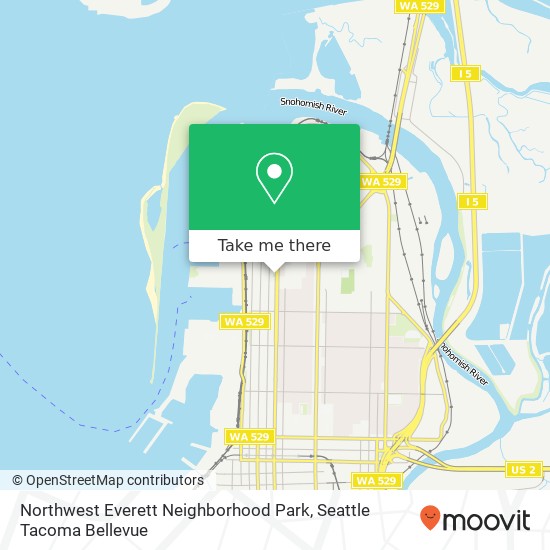 Northwest Everett Neighborhood Park map