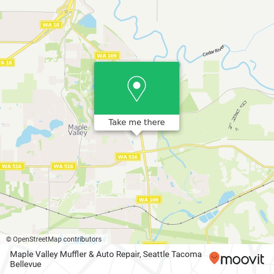 Maple Valley Muffler & Auto Repair map
