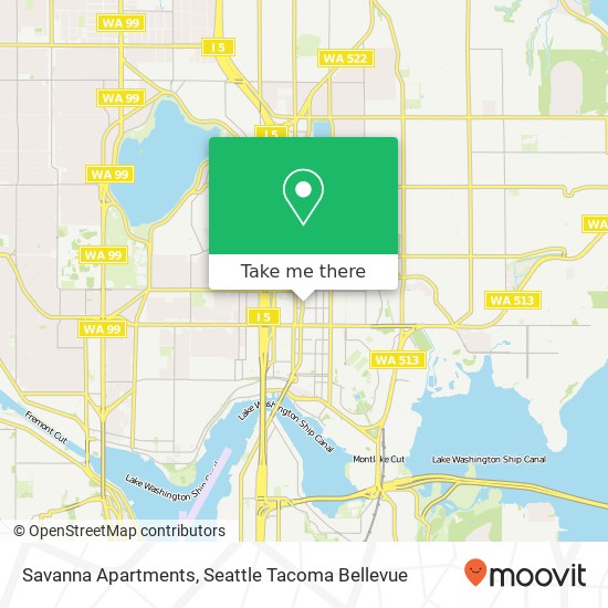 Savanna Apartments map