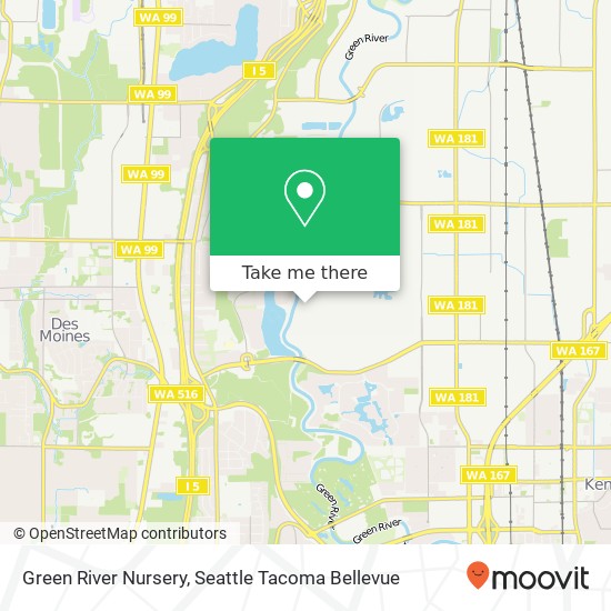 Green River Nursery map