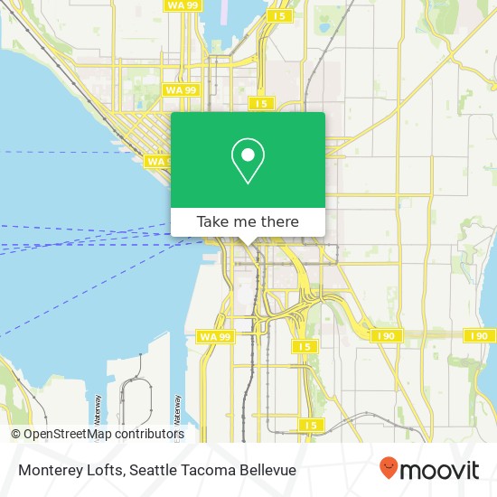 Monterey Lofts map