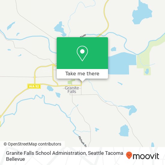 Granite Falls School Administration map